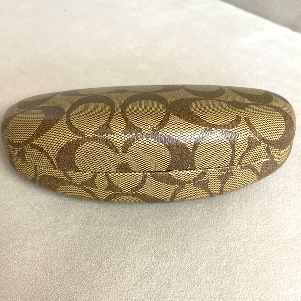 Coach eyeglasses hard shell case